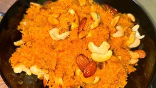 கேரட் ஹல்வா | carrot halwa recipe / very tasty recipe 😋 in 3rose kitchen ❤️ sweet recipe