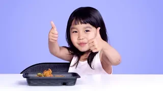 Kids Try KFC Pickle Fried Chicken | Kids Try | HiHo Kids