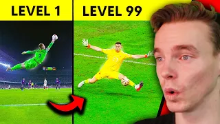 NEJLEPŠÍ Zákroky ve FOTBALE od Levelu 1 po 100!