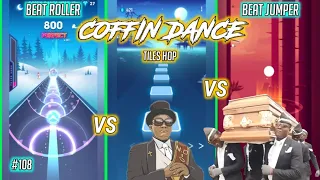 Beat Roller vs Tiles Hop vs Beat Jumper - Coffin Dance Meme (PedroDjDaddy) V Gamer