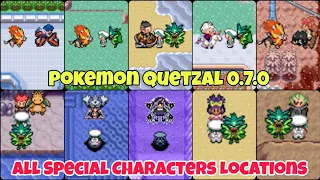 Pokemon Quetzal 0.7.0 All Special Trainers Locations