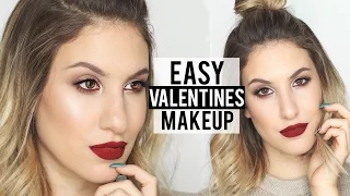 EASY + Quick VALENTINES DAY Makeup Tutorial | JamiePaigeBeauty