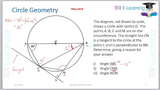CSEC Maths - Circle Geometry Past Papers