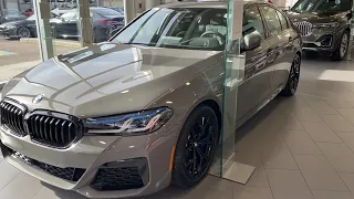 2021 BMW All New 530i Bernina Grey With Black Dakota Lthr