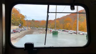 Fall foliage cab ride on the Lehigh Gorge Scenic Railway | SD40-2 #3059