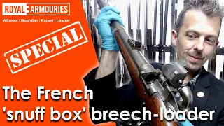 The French "snuff box" breech-loader. 1853/67 Tabatière with firearms expert Jonathan Ferguson