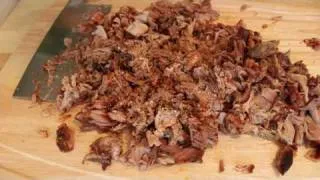 Pulled Pork Shoulder Barbecue - Oven "Smoked" Barbecued Pork Shoulder