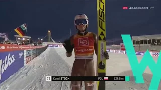 Kamil Stoch - 139,5 m - Raw Air Lillehammer 2018 - 1. MIEJSCE W PROLOGU [HD]