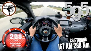 2017 Abarth 595 "Elaborabile" | V-MAX. Próba autostradowa i prezentacja. RACEBOX 100-200 km/h.