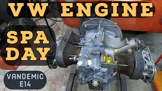Generator Testing & Disassembly, Engine Flush & Painting Tips VW Split Bus Restoration Vandemic E14