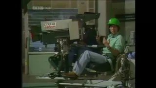 BBC TV Centre Behind The Scenes Item on Blue Peter 4th November 1974. Featuring EMI 2001 cameras