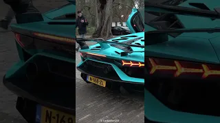 Lamborghini Aventador SV-J Gintani Ear-Deafening Start up!