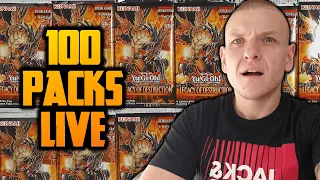 Pünktlich zum Release öffnen wir 100 PACKS LIVE | Yu-Gi-Oh! LEGACY OF DESTRUCTION