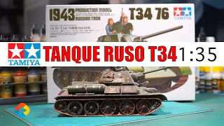 MAQUETA TAMIYA RUSSIAN TANK T34/76 | ESCALA 1:35 | EN ESPAÑOL - DonGregorioYJack