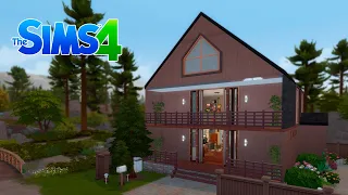 Я ПОСТРОИЛА СОВРЕМЕННЫЙ ЗАГОРОДНЫЙ ДОМ В СИМС 4 // The Sims 4