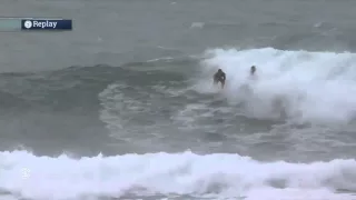 Watch the Craziest Floater in the History of Competitive Surfing