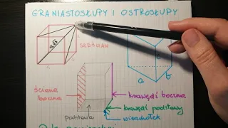 Własności graniastosłupów i ostrosłupów - klasa8