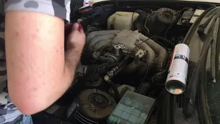 Cleaning BMW E30 Engine Bay