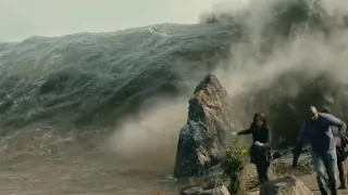 New Movie Tsunami Bridge Break Scene - San Andreas (2015) Movie Clip 1080p
