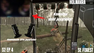 FS22 Forestry on Holmakra | Joystick cam with 2 komatsu mini joysticks! | S2 EP 4 | timelapse