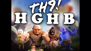 Th9 HGHB LOW LEVEL HEROS STRONG ATTACK | Clash of Clans