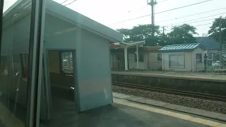 【きらきらうえつ】ジョイント音！ 羽越本線 三瀬駅 通過シーン_2019-06-21