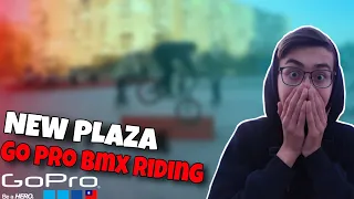GoPro BMX RIDING - От первого лица/НОВАЯ ПЛАЗА В ДНЕПРЕ/Трюки,падения на bmx