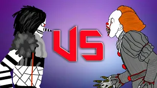 Смеющийся джек против Пеннивайз "laughing jack vs pennywise" (рисуем мультфильм 2)