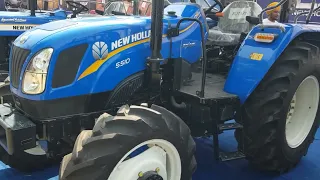 new holland 5510 excel series 4wd with foldable canopy 2 deseal tank 75 litre shuttle shift gear