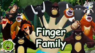 Wild Animals Finger Family | Learn Animals | Finger Family Nursery Rhymes Song For Kids | Edufam ~