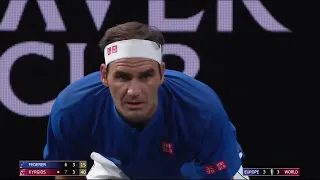 Roger Federer vs Nick Kyrgios Laver Cup 2019 Highlights Point By Point