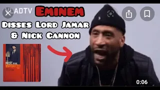 Eminem DISSES Lord Jamar & RESPONDS to Nick Cannon on "Music To Be Murdered By" NEW ALBUM