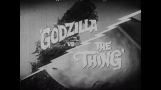 Godzilla vs The Thing trailer (HD - 16mm transfer)