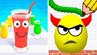 Juice Run | Draw To Smash - All Level Gameplay Android,iOS - NEW APK UPDATE