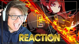 THAT ANIMATION!! Reaction to Heat (Surtr vs. Red Avenger in Nian's movie) 博丽x海苔 #arknights