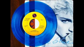 True Blue - Madonna Rare Blue Vinyl Original 45 RPM 1986