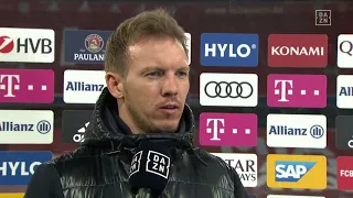 Nagelsmann im Interview! Das kann ich noch sagen! Bayern - Wolfsburg 4:0