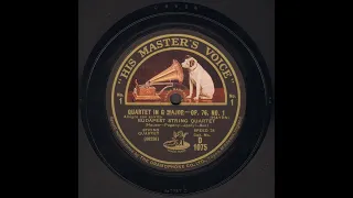Budapest SQ - Haydn HMV D1075-7 (1926)