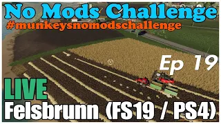 *Felsbrunn LIVE / No Mods Challenge / Ep 19 / FS19 / PS4 / RustyMoney