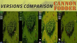 Cannon Fodder -Versions Comparison- Amiga, CD32, AtariST, MS-DOS, Sega Genesis, and much more!