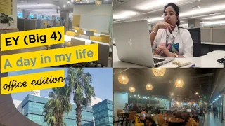 A Day in my life EY Consulting 👩‍💻 ft.WFO | office tour | Big4 | EY Bangalore | RMZ Infinity