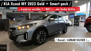 KIA Xceed /MY 2023 /Gold + Smart pack /1.5 T-GDi /Lunar Silver /...jedna z najkrajších farieb :-)