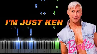 Ryan Gosling - I'm Just Ken (From Barbie The Album) Piano Tutorial