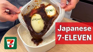 Eating Lunch at 7-Eleven in Tokyo, Japan ｜Salad, Bento, Noodles