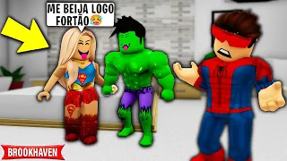 ESPIONEI um CASAL APAIXONADO na FESTA FANTASIA e ISSO ACONTECEU... BROOKHAVEN RP Roblox