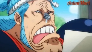 Straw Hats reaction on Luffy vs Kaido