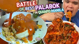 BATTLE of Best PALABOK in QUIAPO Manila | Legendary Palabok, Original Palabok
