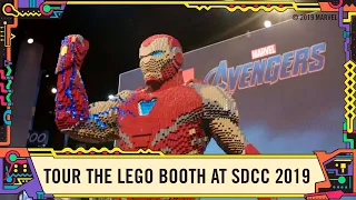 Tour the LEGO Booth with Marvel @ SDCC 2019!