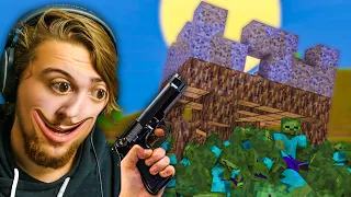 I MADE AND DESTROYED A HOUSE IN STEVEN'S FLOPPY MINECRAFT || Floppy Minecraft