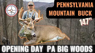 BIG Mountain Buck on Opening Day! Pennsylvania Deer Hunting